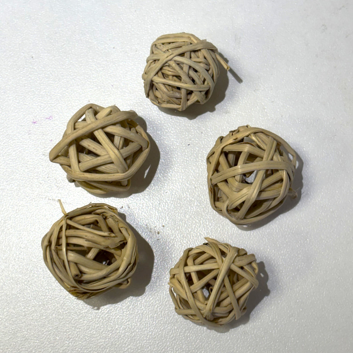 Mini Vine Balls Parrot Toy Parts - Pack of 5 - Best Behaved Birds