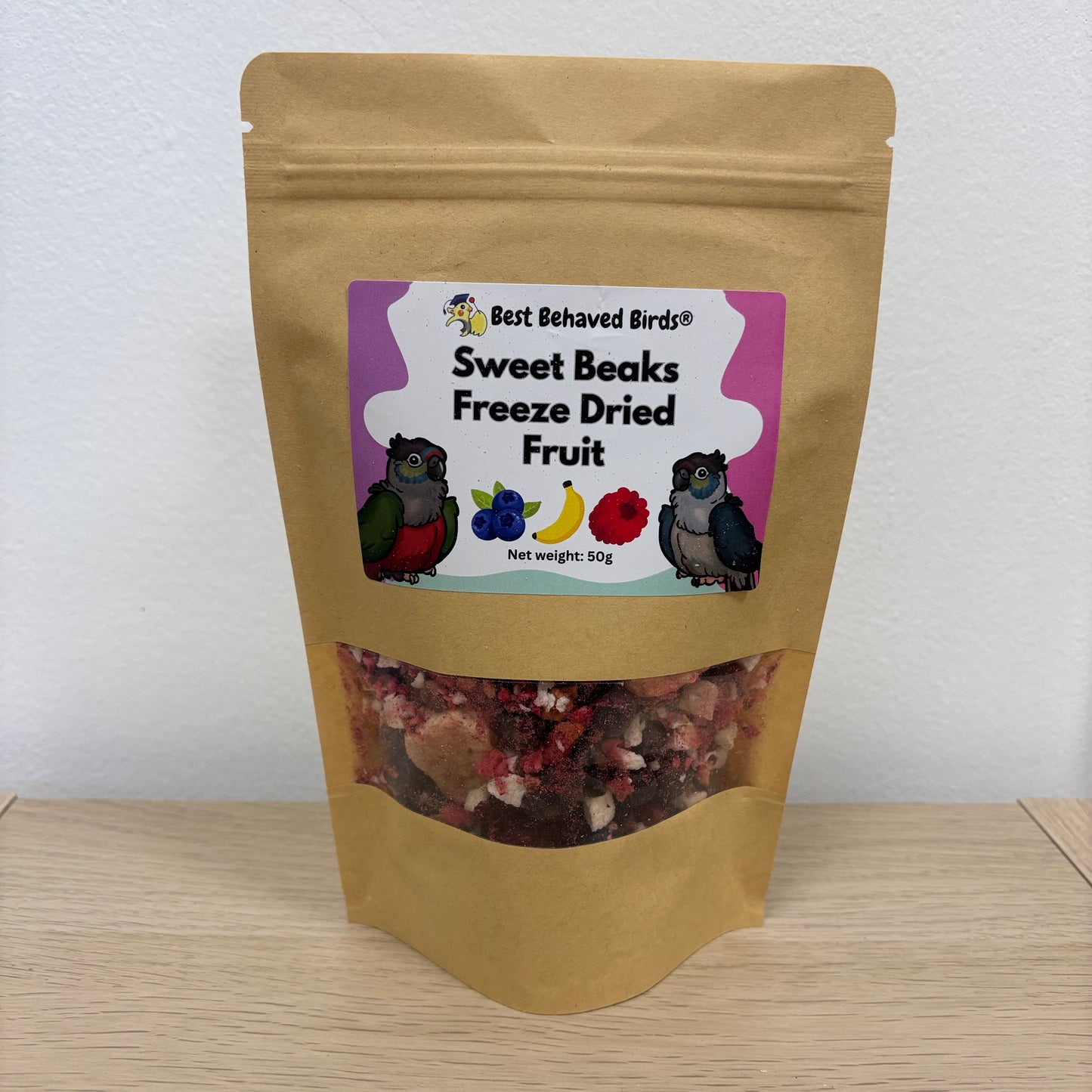 Sweet Beaks Freeze Dried Fruit for Parrots 50g