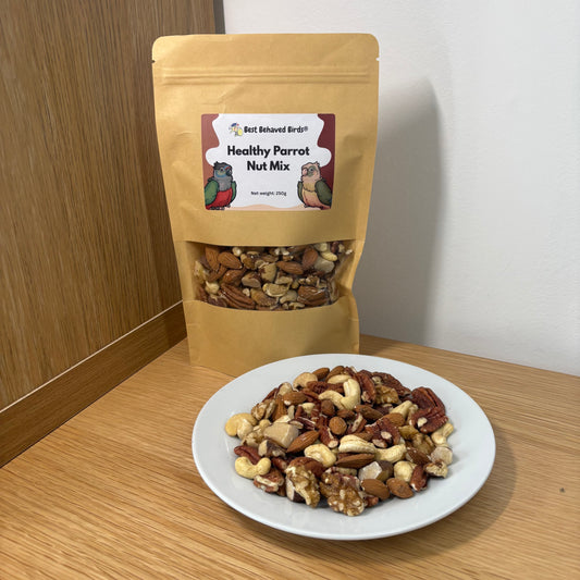 Healthy Parrot Nut Mix 250g - Best Behaved Birds