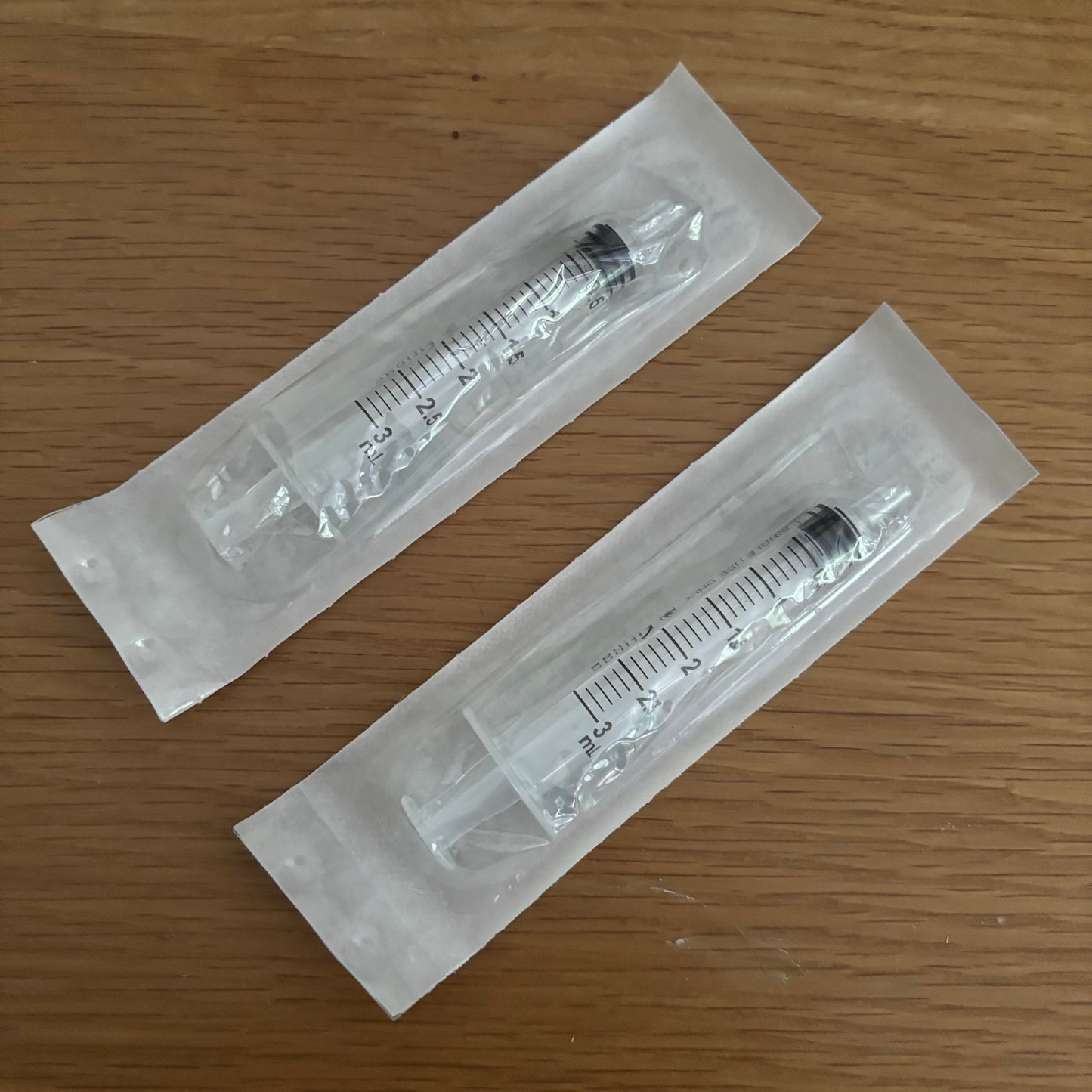 3ml Syringes - Two Pack - Best Behaved Birds