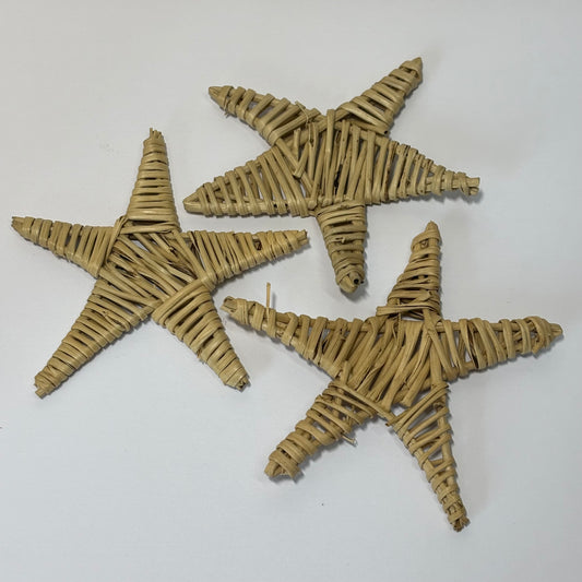 Large Vine Stars Parrot Toy Parts - Pack of 3 - Best Behaved Birds