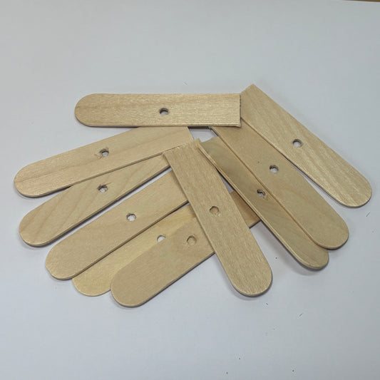 Natural Half Pine Sticks - Pack of 10 - Best Behaved Birds