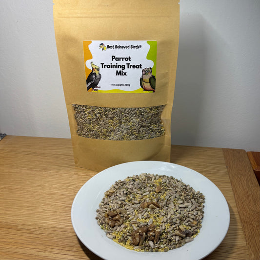 Parrot Training Treat Mix - 250g - Best Behaved Birds