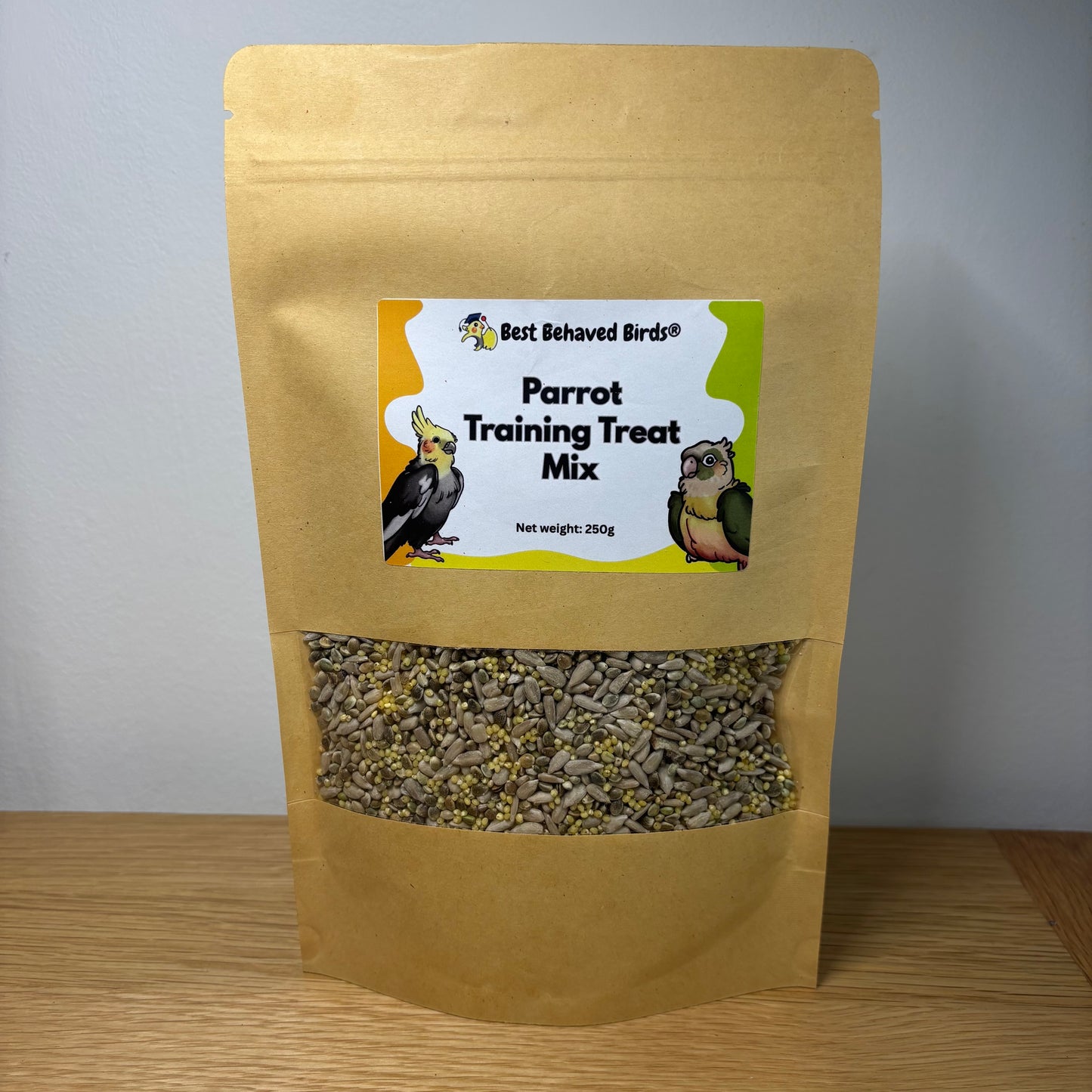 Parrot Training Treat Mix - 250g - Best Behaved Birds