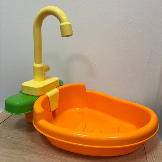 Pet Bird Play Sink Bath- Orange - Best Behaved Birds