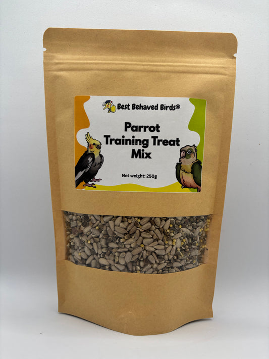 Parrot Training Treat Mix - 250g - Best Behaved Birds