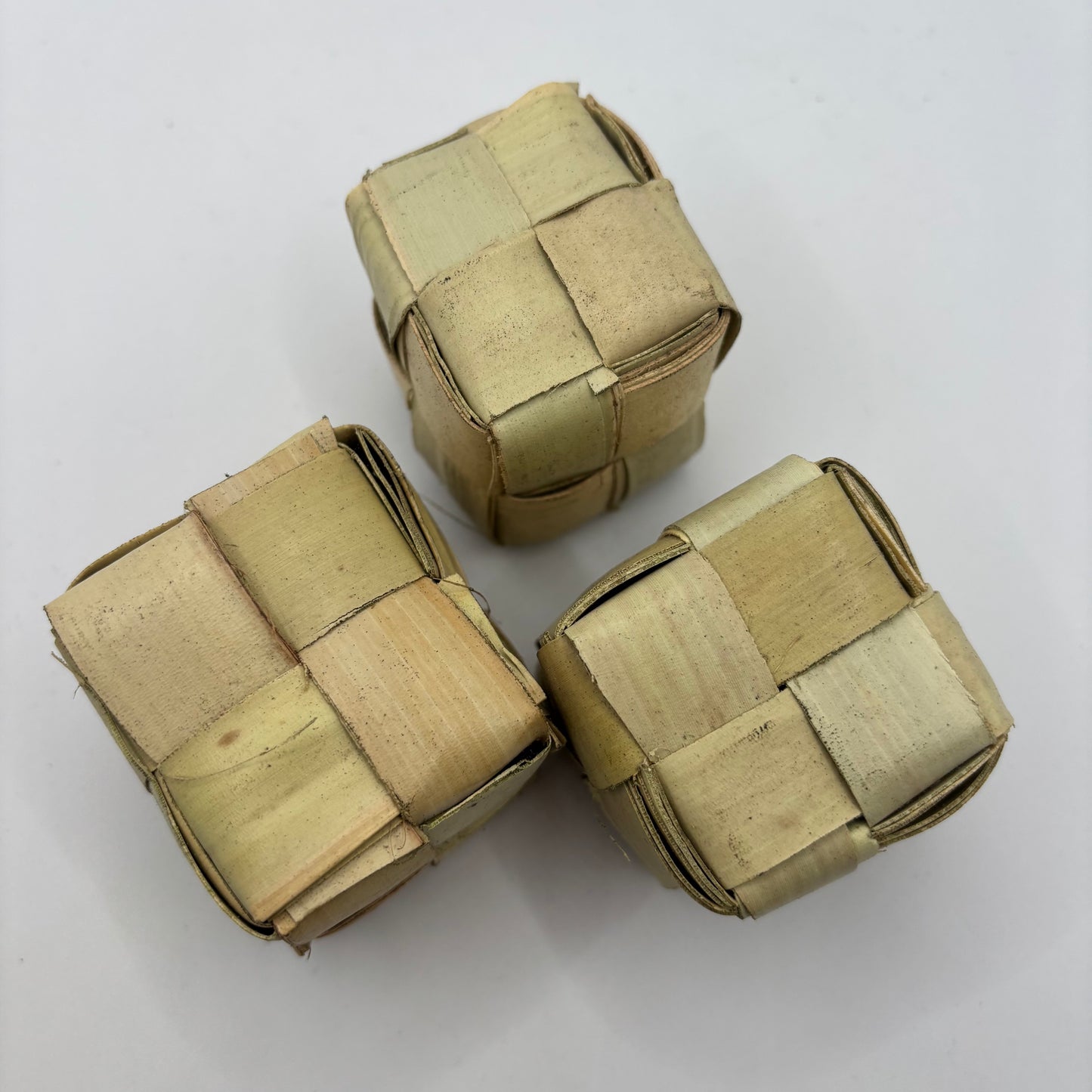 Palm Leaf Foraging Boxes Parrot Toy Parts - Pack of 3 - Best Behaved Birds