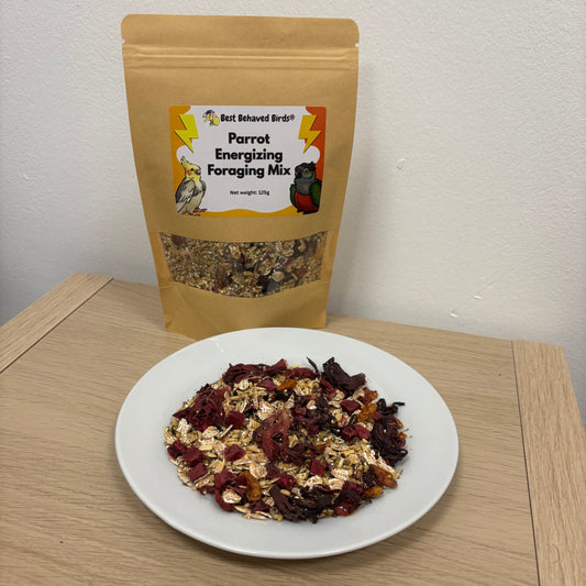 Parrot Energizing Foraging Mix 125g - Best Behaved Birds